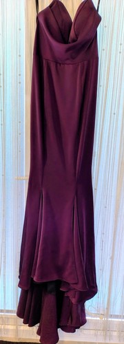 Strapless evening formal party