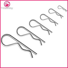 R CLIPS ZINC PLATED STEEL RETAINING PINS 1MM - 7MM SPLIT PINS FOR CLEVIS PINS