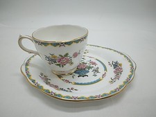 Grosvenor China Wu Ting Pattern Bone China Snack Plate and Teacup