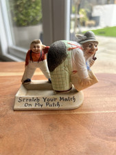 Schafer and Vater German Bisque Match Holder with Strike surface