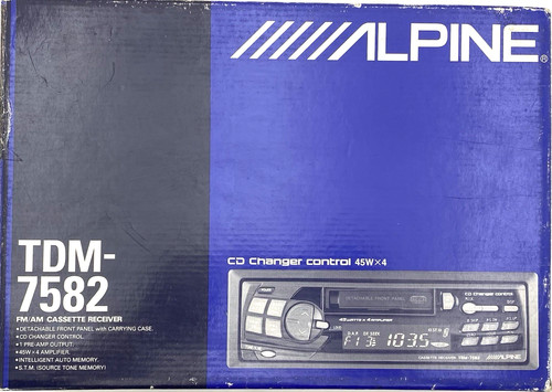 Alpine tdm 7582 car - alpine, tdm-7582