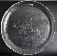 Nybro Swedish Etched Fishing