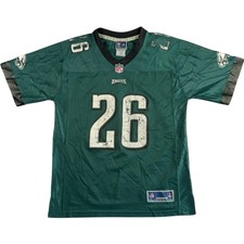NFL Philadelphia Eagles Jersey Youth Vintage L Sanders #26 Green Vintage