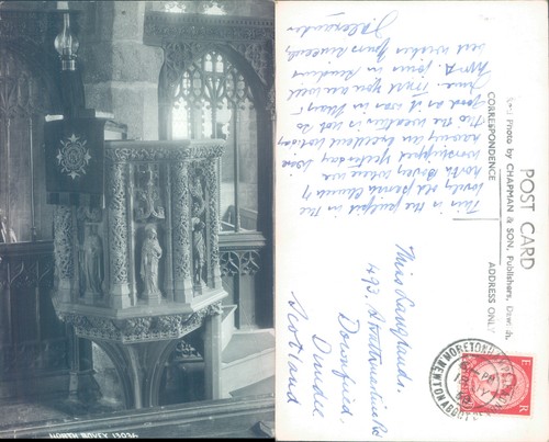 Interior church pulpit - of,