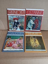 Renoir, Gauguin, Klint, Cezanne Great Artists Collection Paperback and 6 prints.
