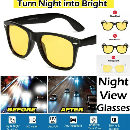 Night driving glasses with - aa,