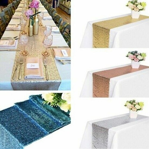 Glitter sequin table - table, runner