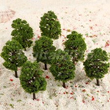 20pcs 9cm Model Trees Train