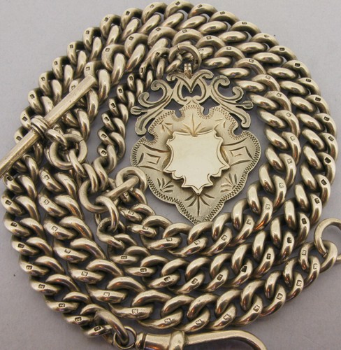 Antique solid silver - silver, double