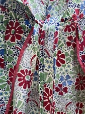 Vintage 1940s Printed Cooking Apron