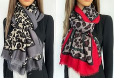 Ladies Leopard Print Scarf