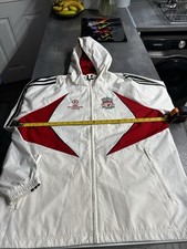 Vintage 2007 Adidas Liverpool Champions League Jacket White Large Retro Gerrard