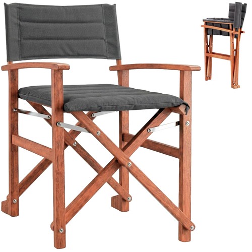 Wooden garden directors - garden, chair