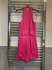 Zara Backless Pink Satin