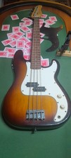 Electric Bass Guitar Jay Turser. Plus  Hercules Wall Bracket And Black Plate.
