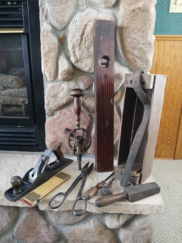 Antique wood plane - wood, plane,