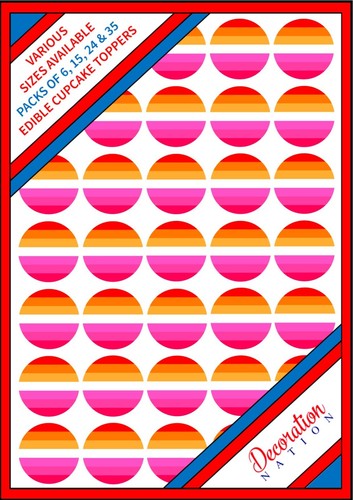 Lesbian pride flag edible - lesbian,