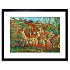 Painting Pissarro Red Roofs