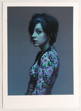Lily Allen National Portrait Gallery Postcard - unused