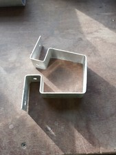 76mm Square Aluminium Downpipe Clip. 30 mm Stand off