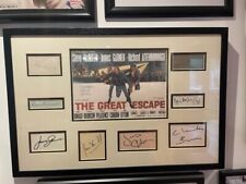 Steve McQueen The Great Escape 1963 Signed by the Cast