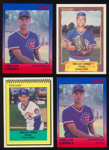 Minor league player card lots - league,