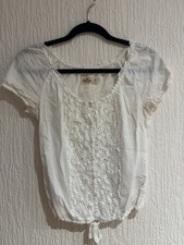 Hollister Women's White Short