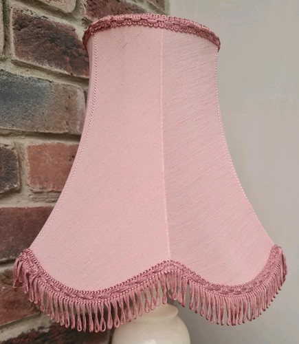 Pink vintage lamp shade with - lamp,