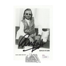 Ringo Starr Autographed 4x5