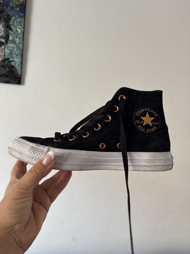 Converse high tops black suede - tops,