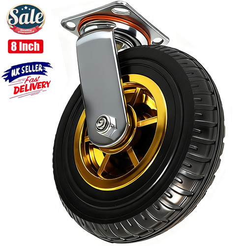 Swivel castor wheels - 🔥8",