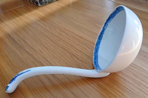 Blue white traditional - blue,
