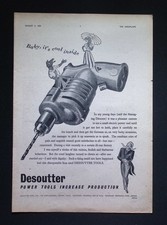 Original 1950 Advert Desoutter