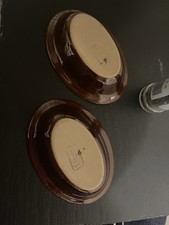 Denby Homestead Brown Fine Stoneware Small Oval Pie Dish Set Of 2 15cm Long