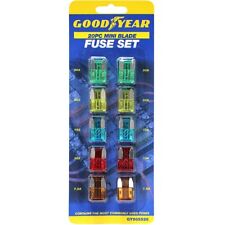 Mini Blade Car Fuses Assortments 20Pc SET  7.5 10 15 20 30 AMP Van Trucks Bike