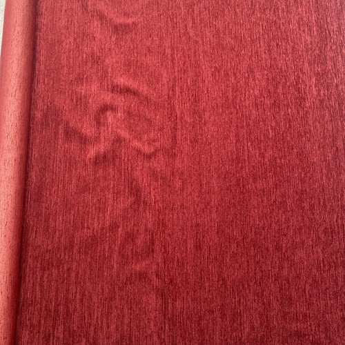 Red chenille fabric upholstery - red,