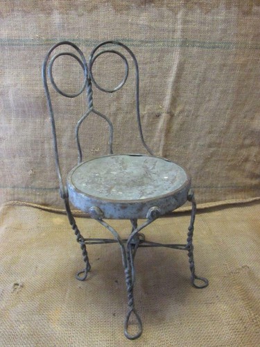 Vintage childs ice cream - childs, chair
