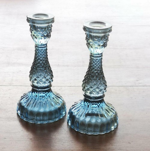 Ink blue coloured - 1, glass