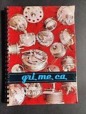 GRIMECA MOTORCYCLE REAR HUB ETC PARTS BROCHURE 1970 98 Pgs ITALY ILLUS V. RARE