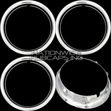 Set of 4 15" CHROME WHEEL TRIM