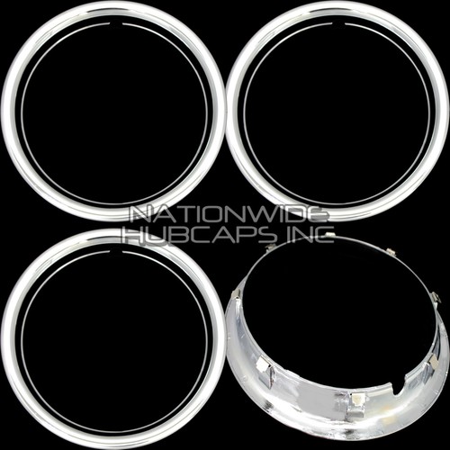 Set chrome wheel trim - 15",