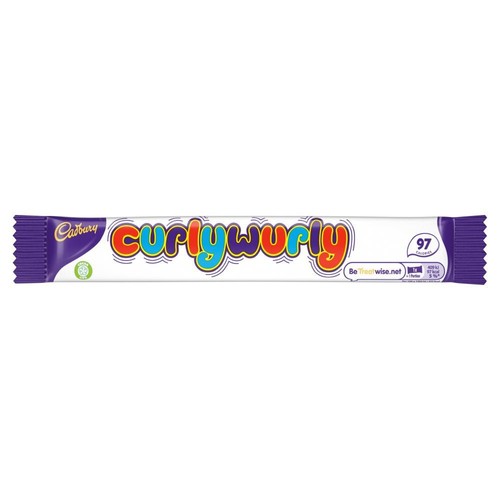 Cadbury curly wurly chocolate - curly,