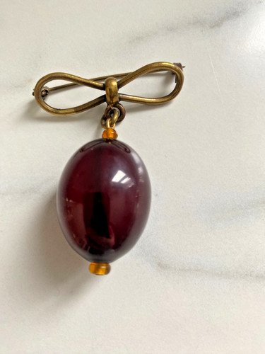 Vintage art deco cherry amber - vintage,