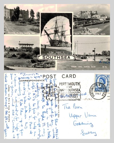 Vintage postcard multi view - postcard,