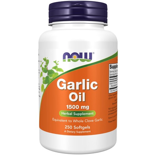 Now foods garlic oil - 1,500, mg