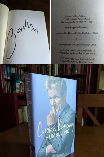 Signed gordon ramsay humble - signed,