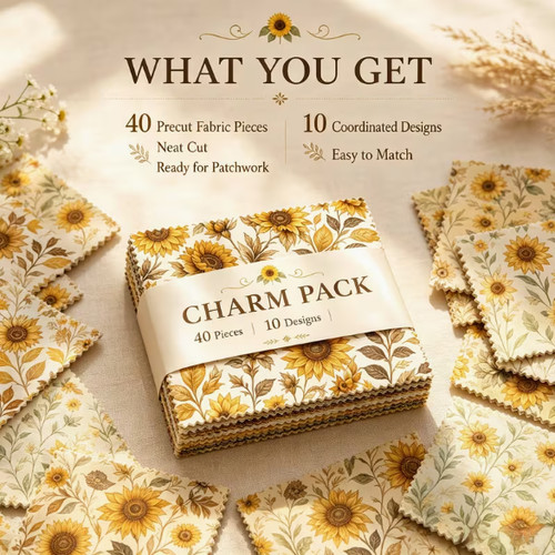 Charm pack pre cut - 40,