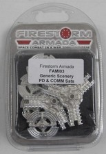 Firestorm Armada FAMI03 Generic Scenery PD & Comm Sats NEW SEALED Spartan Games