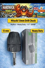 Hitachi 13mm Keyless Chuck and