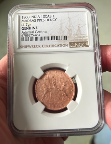 1808 british india cash - british, 10